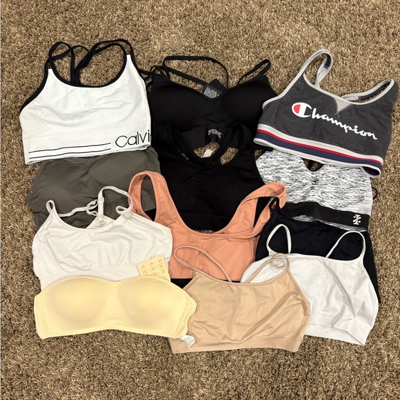 PINK Victoria's Secret Other - Lot size small bras: sports, trainer, and padded
